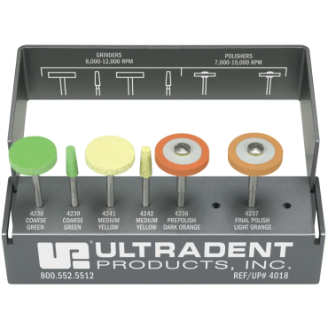Ultradent Jiffy Universal Extra-Oral Adjusting & Polishing Kit - 1set