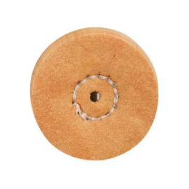 Acrylic Denture Polishing Wheels (Yellowish Brown or Pink Wheel) 