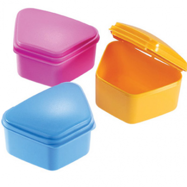 Clover Plastic Denture Box - Assorted Colours (12pcs)