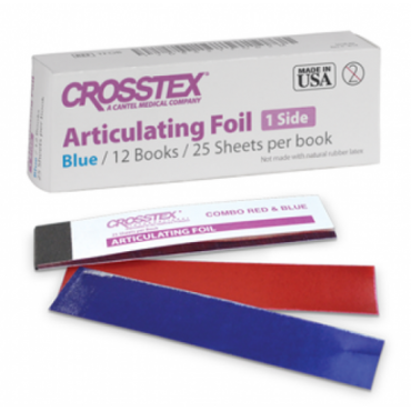 Crosstex® Thin Articulating Foil Blue/Red - 12µm (300 pcs)
