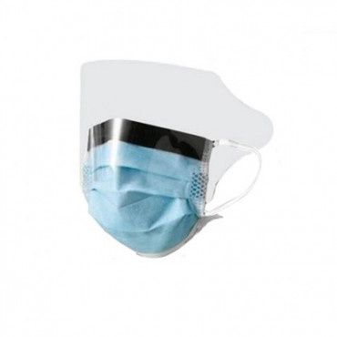 Dentopia 4-Ply Earloop Face Mask with Anti-Fog Visor (25pcs)