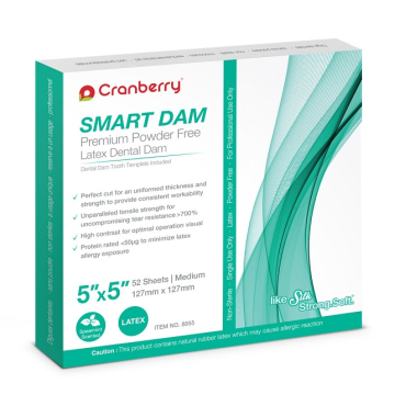Cranberry SMART Dental Dam 5