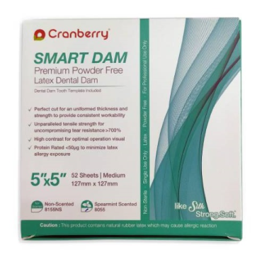 Cranberry SMART Dental Dam 5