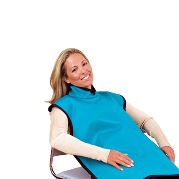 Flow Dental Adult Bib Apron with Collar Protection (0.3mm) 
