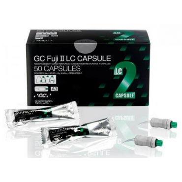 GC Fuji™ II LC® Light-Cured Glass Ionomer Restorative Capsule (50 Capsules) [Pre-Order]