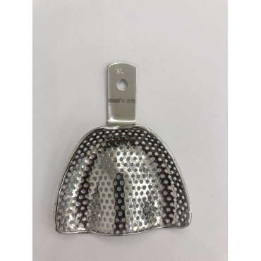 Hawk Stainless Steel Perforated Edentulas Impression Tray (1pcs)