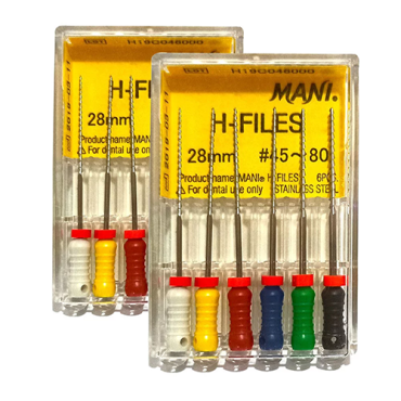 MANI H-FILES - 21mm/25mm/28mm/31mm (6pcs)