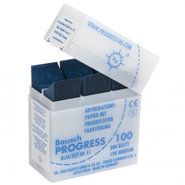 Bausch Progress 100μm Articulating Paper Plastic Dispenser (300 Strips)
