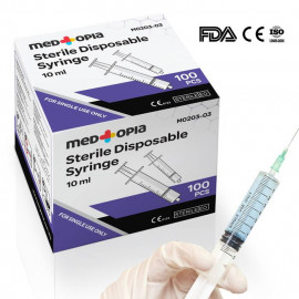 Medtopia Disposable Syringe Luer Lock - 10mL (100pcs)