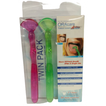 ORAcare® Tongue Cleaner Twin Pack (2pcs)