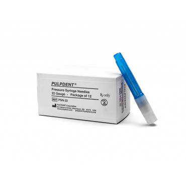 Pulpdent® Pressure Syringe® Needle 22G Pkg  Of 100