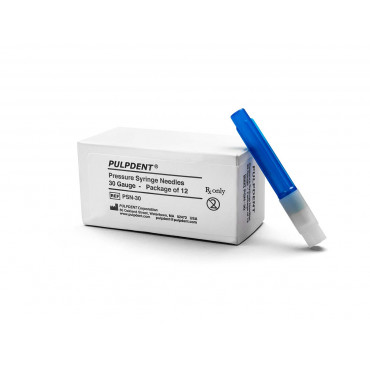 Pulpdent® Pressure Syringe® Needle 30G Pkg  Of 100
