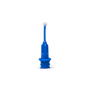 Pulpdent® Applicator All Plastic Flocked Tips (Dark blue 25 ga x 1/2) Pkg  Of 100