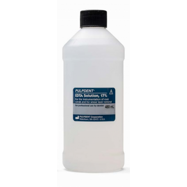 Pulpdent Edta Solution 17% Bottle (480mL)