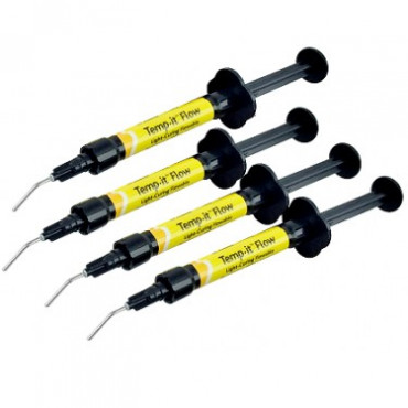 Spident Temp.it™ Flow Temporary Material - Yellow Shade (4 x 1.2mL)