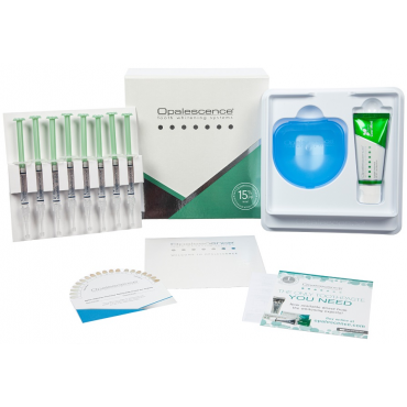 Ultradent Opalescence™ 15% PF Patient Whitening Kit - Mint Flavor (8 x 1.2mL)