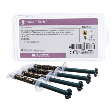 Ultradent Sable™ Seek™ Caries Indicator Syringe Refill (4 x 1.2mL)