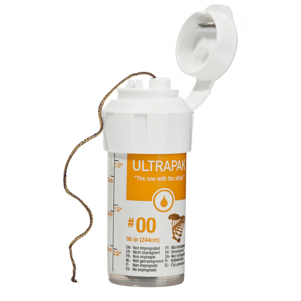 Ultradent Ultrapak™ Retraction Cord - Size #00 (244cm)