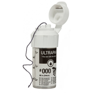 Ultradent Ultrapak™ Retraction Cord - Size #000 (244cm)