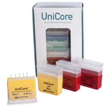 Ultradent UniCore™ Post & Drill Starter Kit (12pcs)