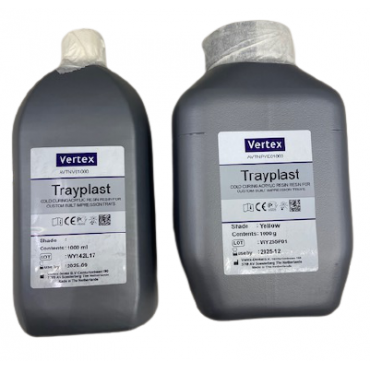 Vertex Trayplast Cold Curing Acrylic Resin Set