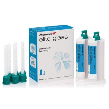 Zhermack Elite Glass Medium Body Cartridge - Fast Set (2 x 50mL) [Pre-Order]